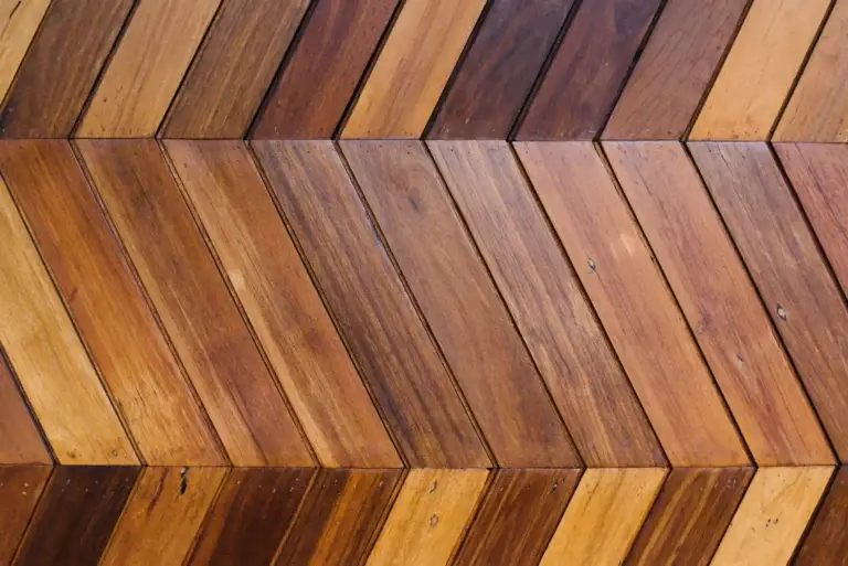 Herringbone wood floor close-up – Flooring Installation Services London